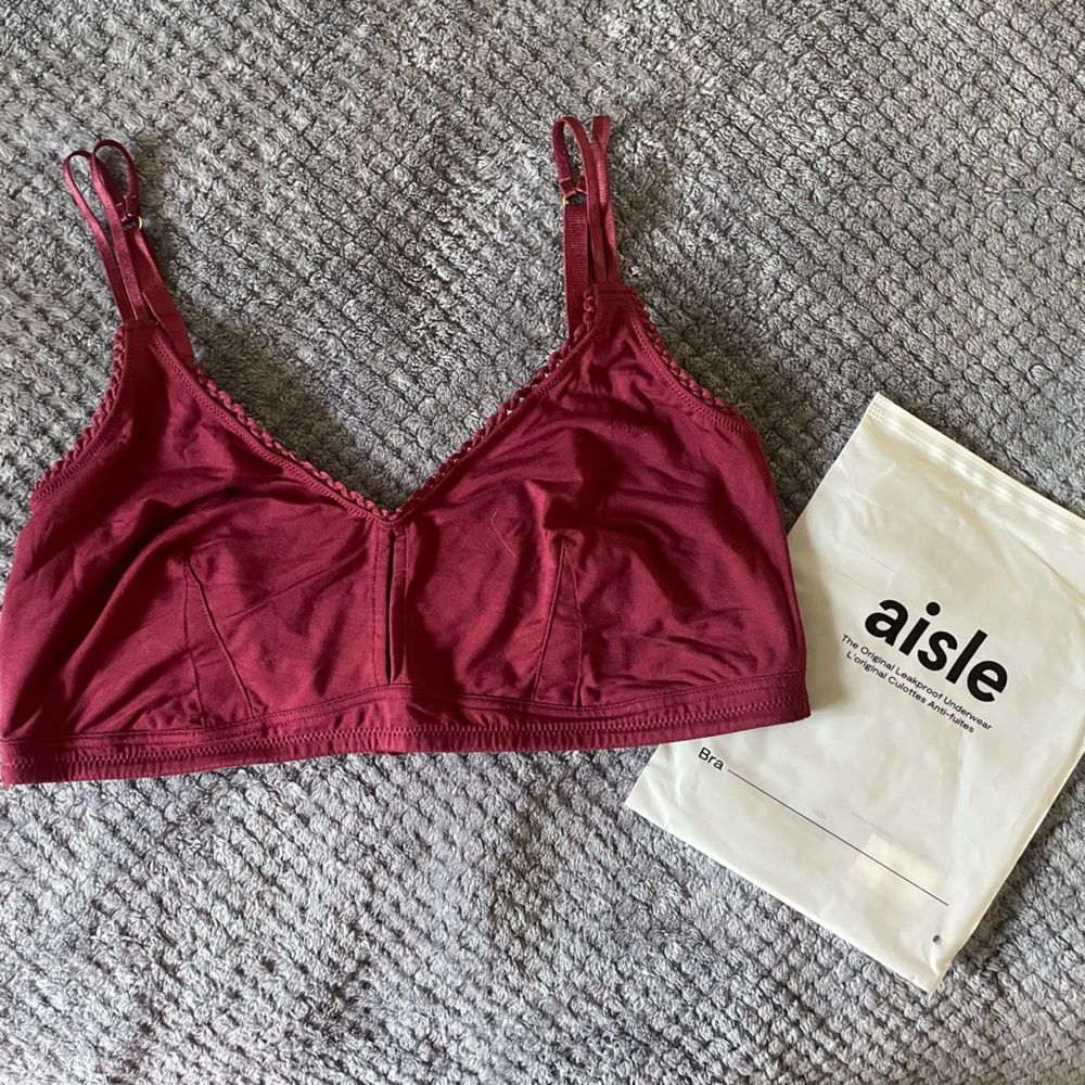 Everyday Bra in Merlot by aisle